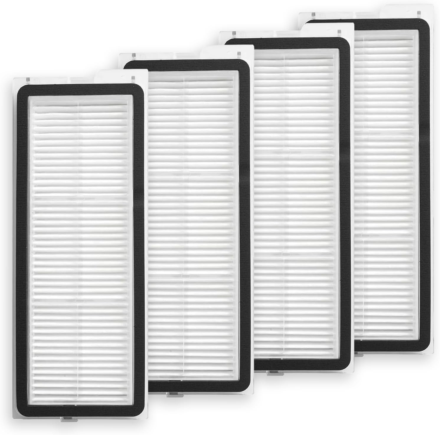 Replacement HEPA Filter Kit for Roborock QRevo S, Pro, Plus – 4 Washable Filters
