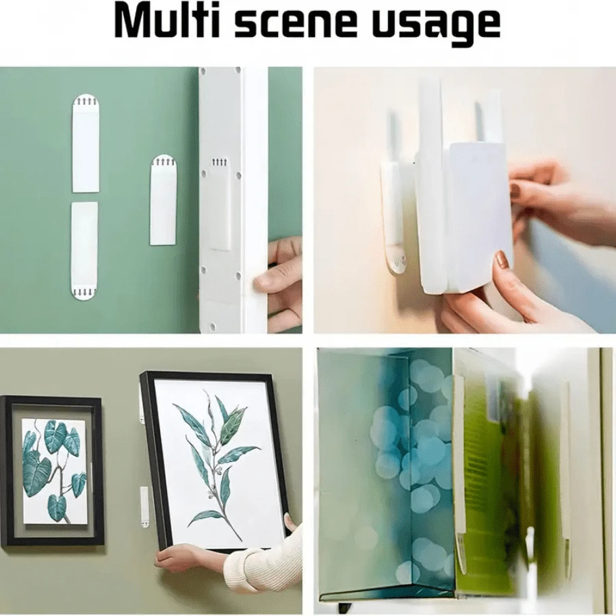 120Pcs Picture Hanging Strips Heavy Duty No Nails Damage Free Frame Mounting USA