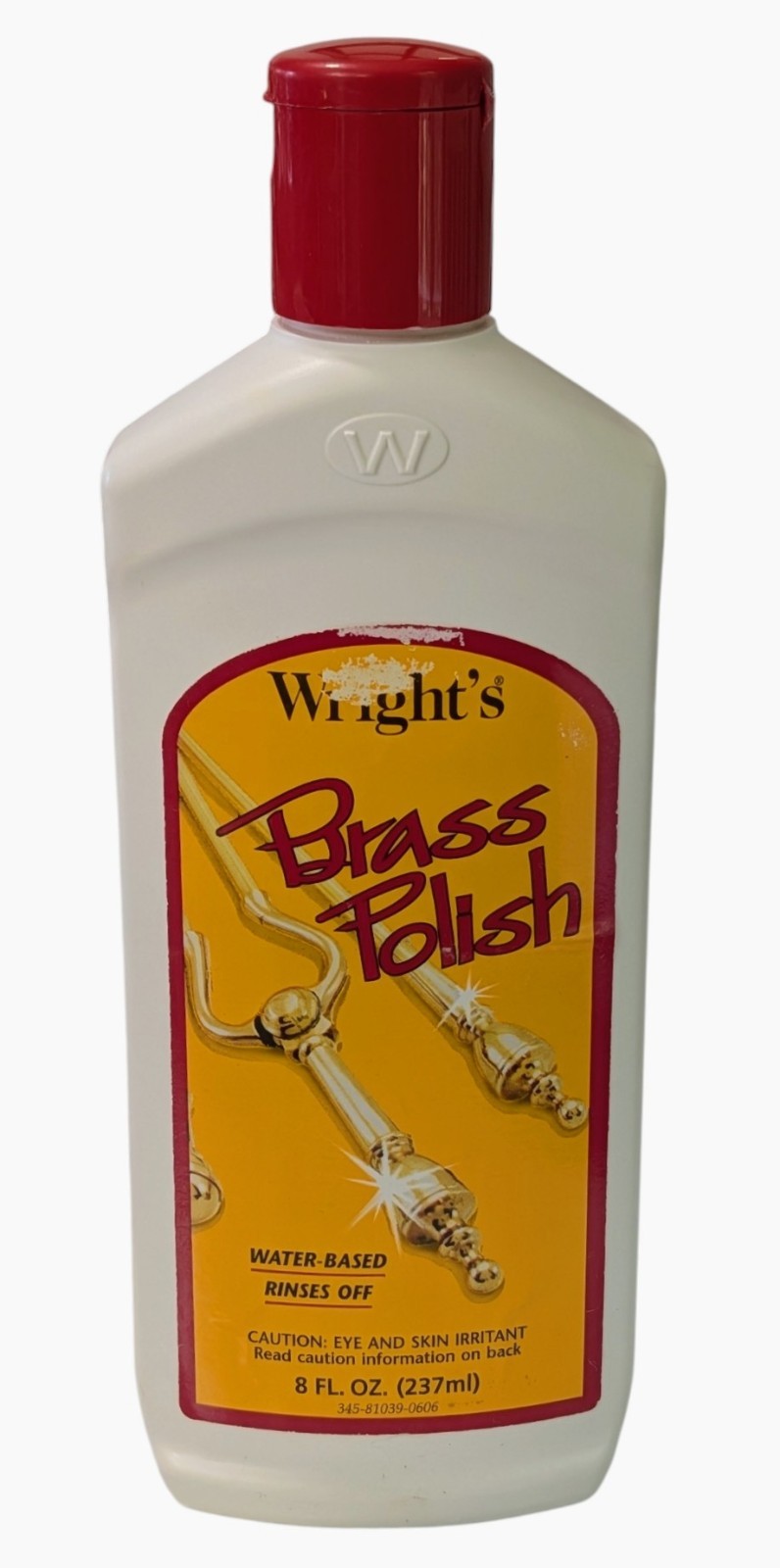 Wright’s Brass Chrome Bronze Pewter Polish Cleaner – Approx 50% Full