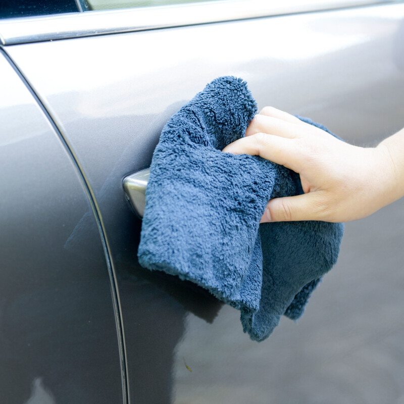 6 Pcs Edgeless Ultra Plush Microfiber Car Drying Towels Wash Buffing Detailing