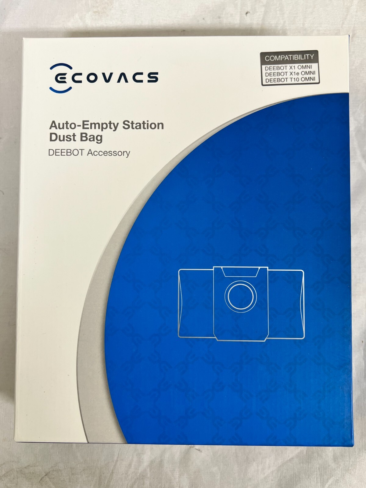 Ecovacs Disposable Dust Bag for DEEBOT (3-Pack) X1 Omni, X1e Omni, T10 Omni