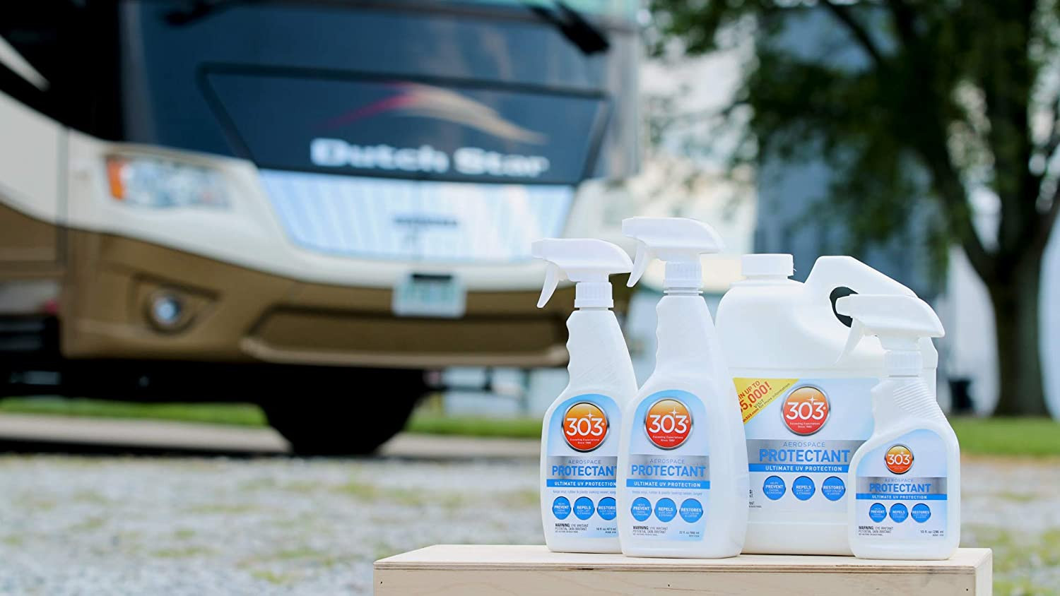 303 Aerospace Protectant Spray for Vinyl Plastic Rubber Fiberglass Leather UV