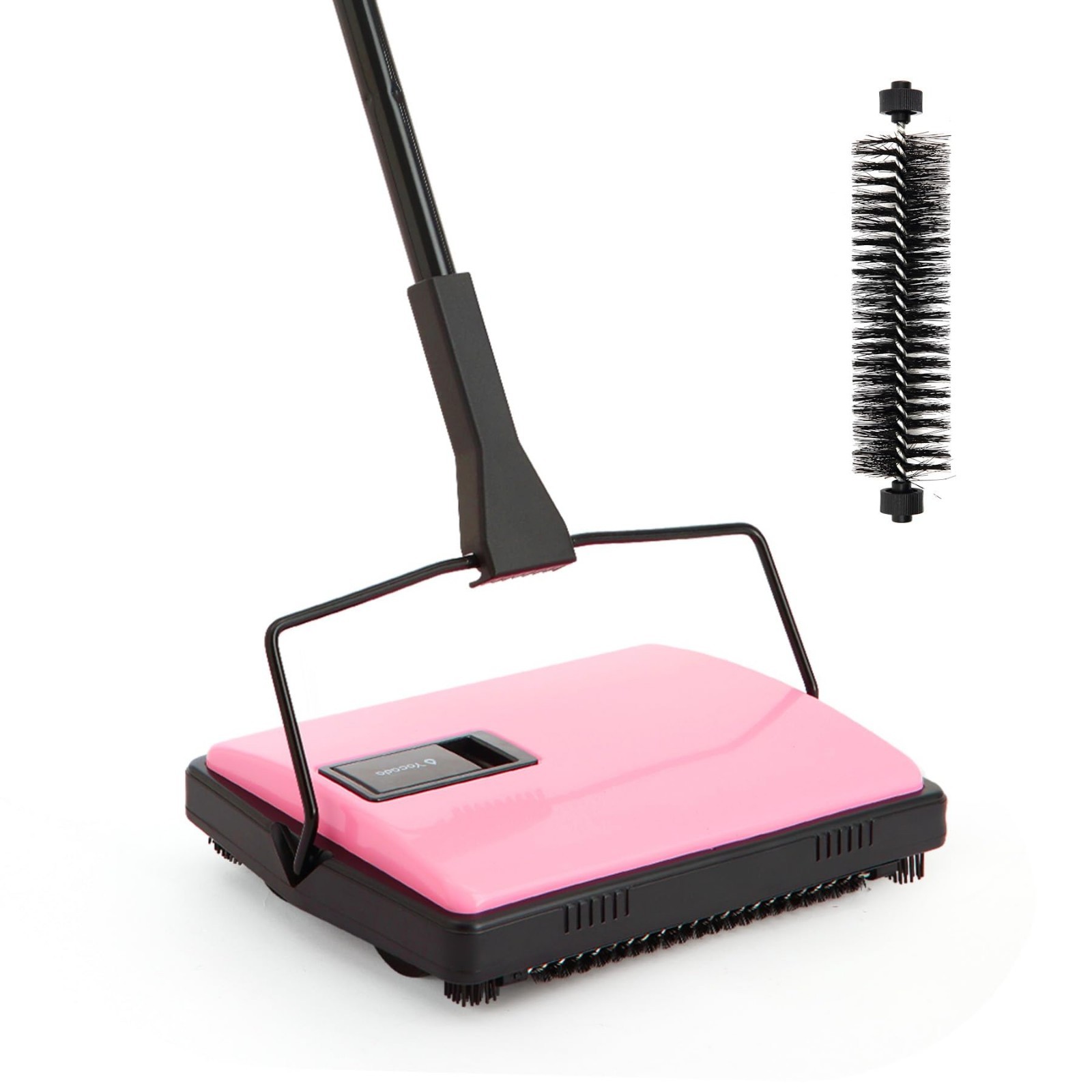 Manual Carpet Sweeper Cleaner – Lightweight Handheld Non-Electric for Rugs, Pet