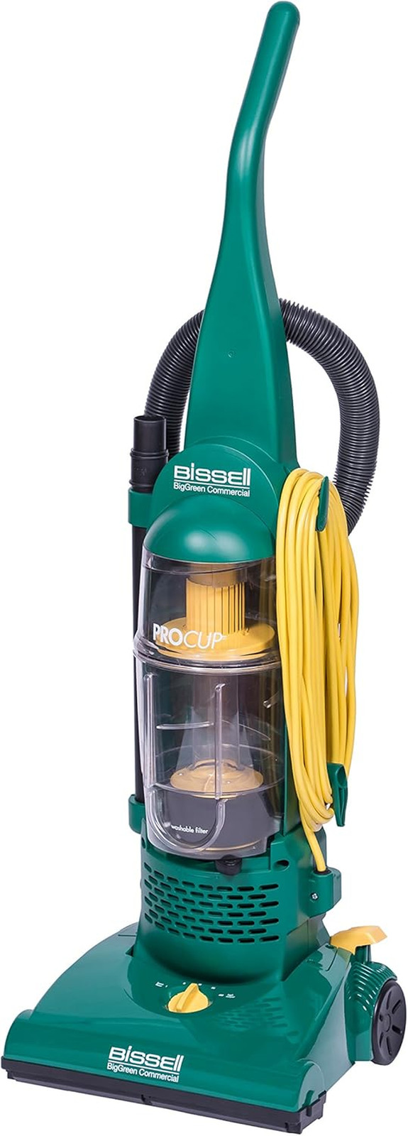 BISSELL Biggreen Pro Cup Bagless Upright Vacuum with Tools – 13.5″ Wide