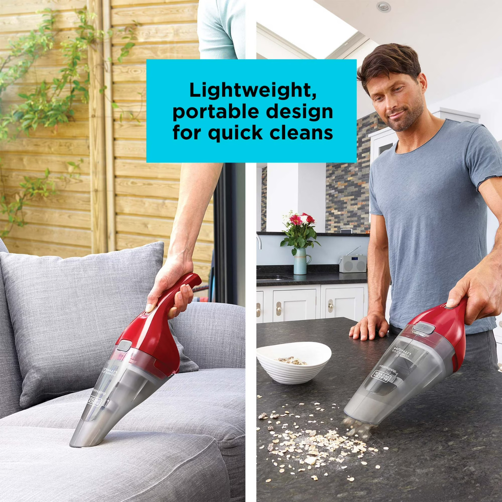 BLACK+DECKER Cordless Dustbuster Handheld Vacuum for Car & Pet Hair