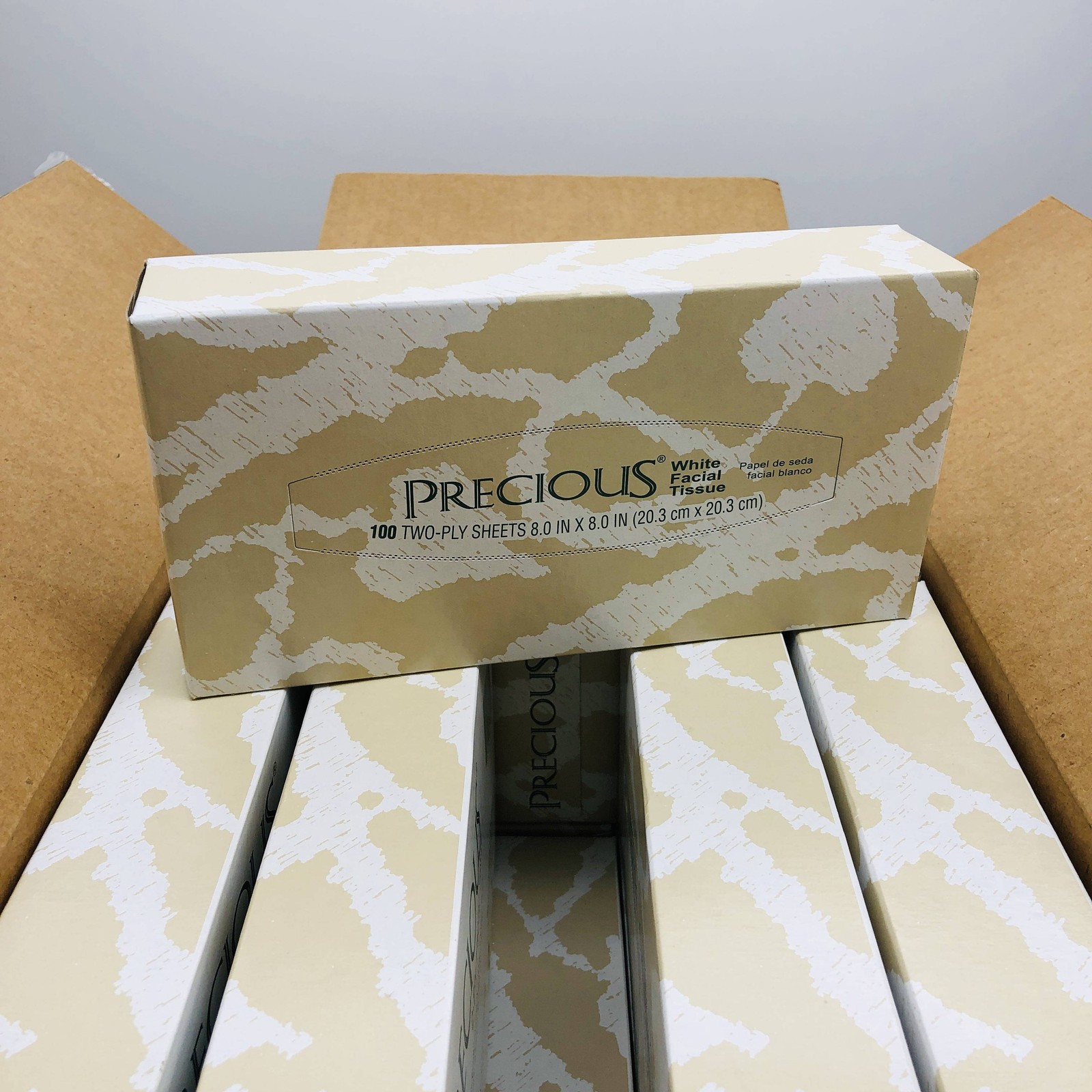 Von Drehle Precious FT8575 Facial Tissue 8.0″ x 8.0″ 2-Ply Bulk 30 Boxes/Case