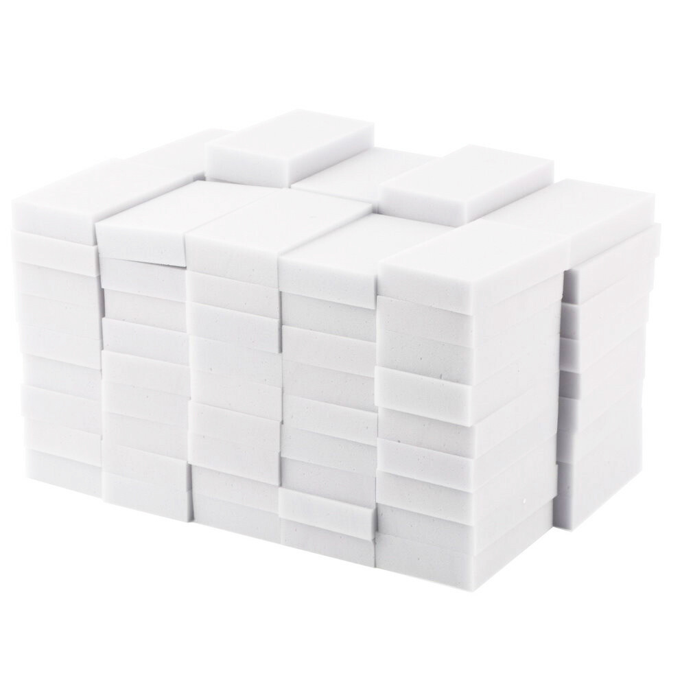 100 PCS Sponge Eraser BULK PACK Melamine Cleaning Foam 3/4″ Thick Kitchen Bath