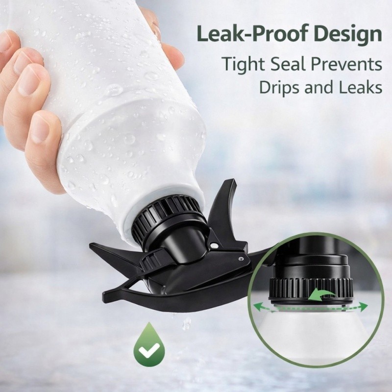 3 Pcs Plastic Trigger Spray Bottle 16 OZ Heavy Duty Chemical Resistant Sprayer