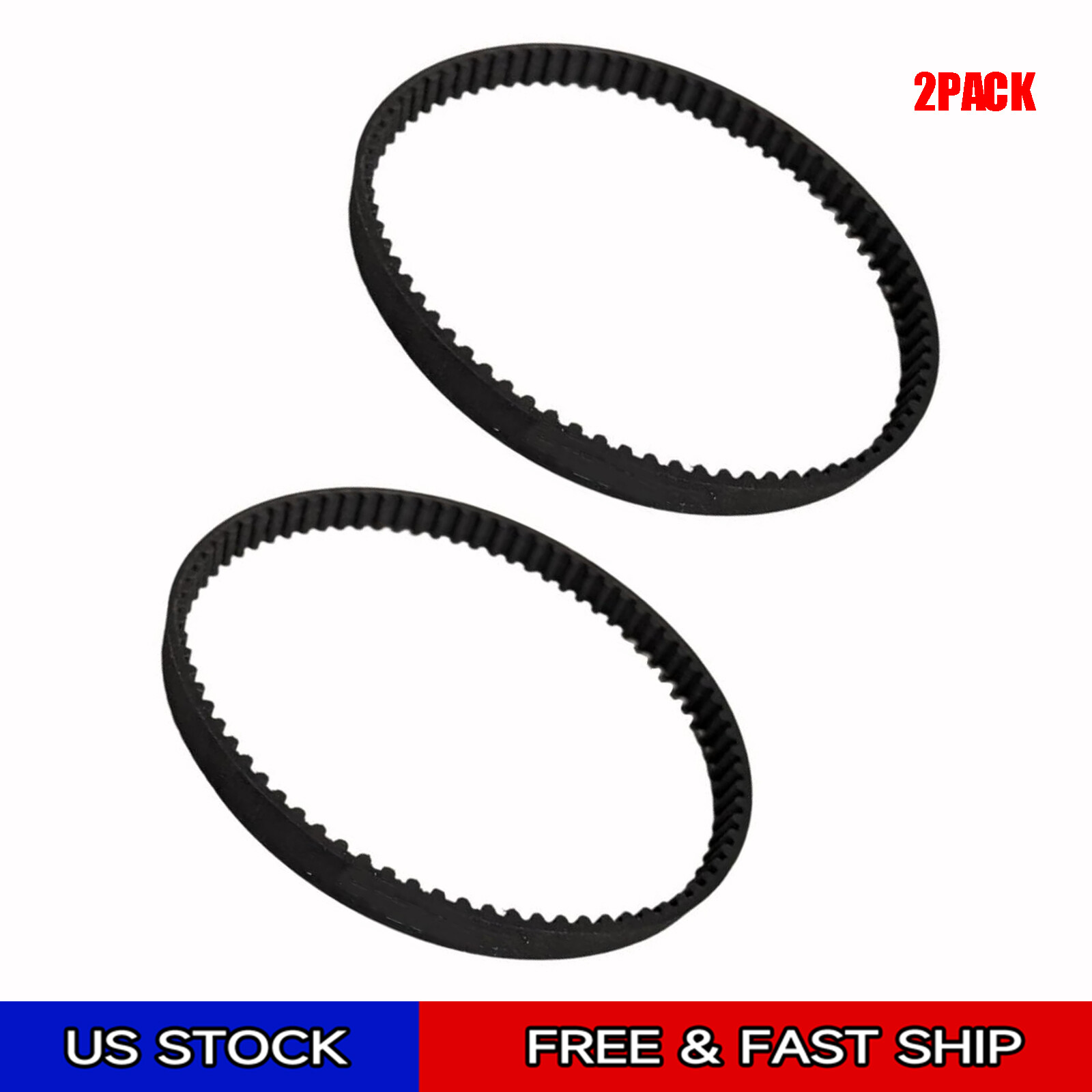 2Pcs BELT for Shark NV611 NV601 NV150 NV151 NV150C # 231-3GT-6 / HTD 231-3M