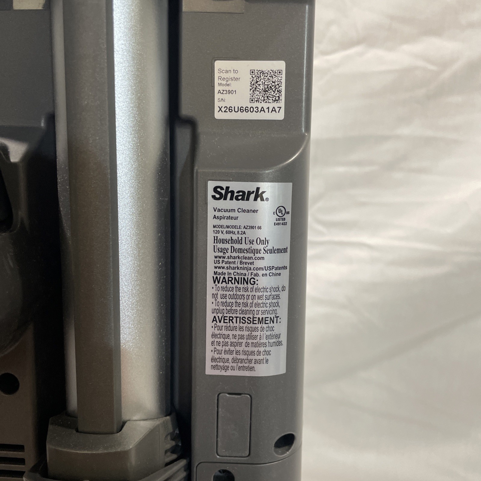 Shark PowerDetect AZ3901 Corded Multi-Surface Upright Vacuum – Purple