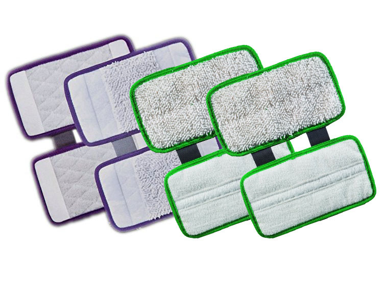 4 Replacement Carpet Cleaning Hard Floor Pad Scrub for Shark Sonic Duo KD450W