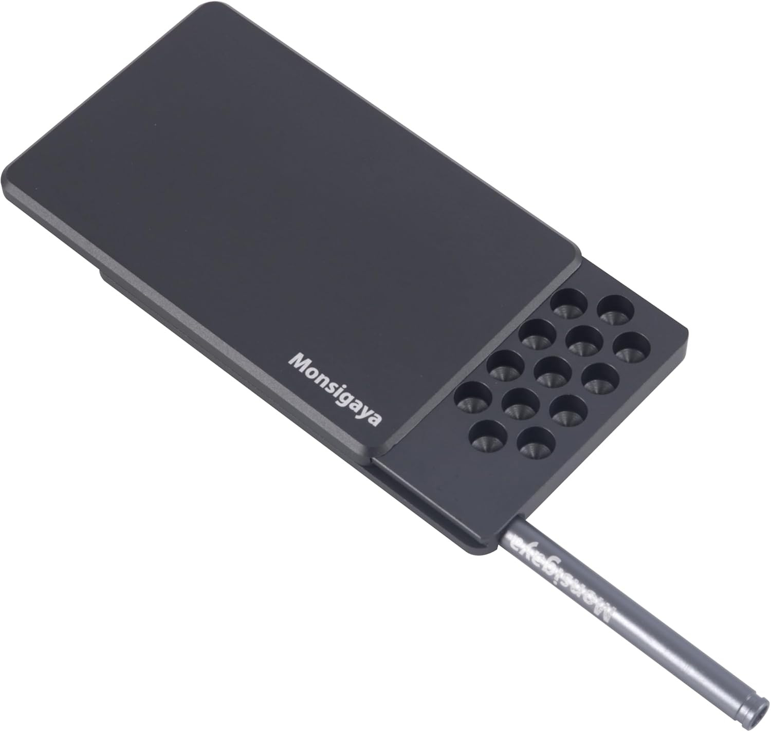 45 Compartment Metal Storage Box with Built in Metal Alloy Straw Accompanied by