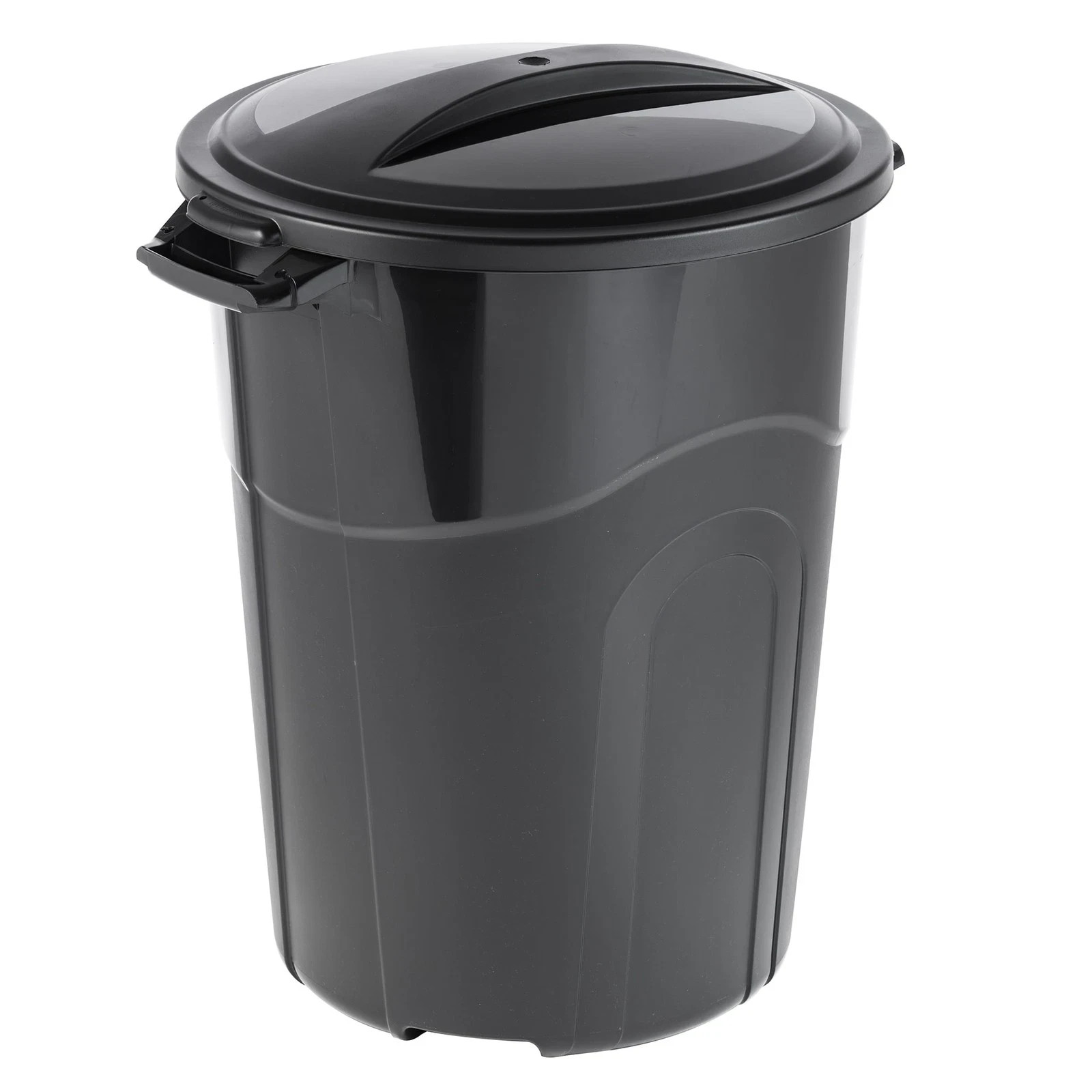 Hyper Tough 32 Gallon Heavy Duty Plastic Garbage Can, Included Lid, Indoor/Outdo