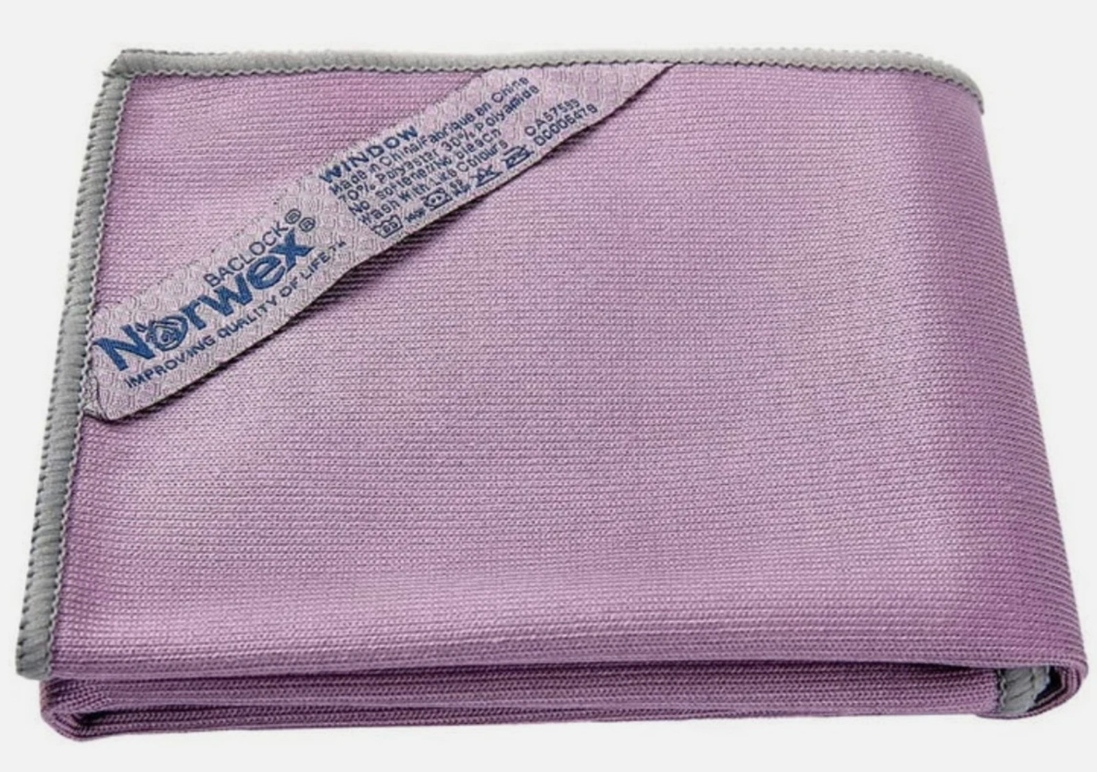 2 Pieces (2 PACK) Norwex Window Cleaning Cloth Purple FAST FREE SHIPPING TODAY