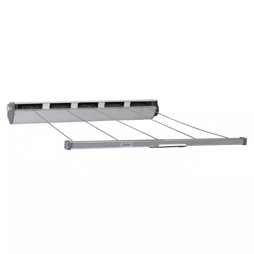 170 Ft. Metal Retractable Indoor and Outdoor Clothesline