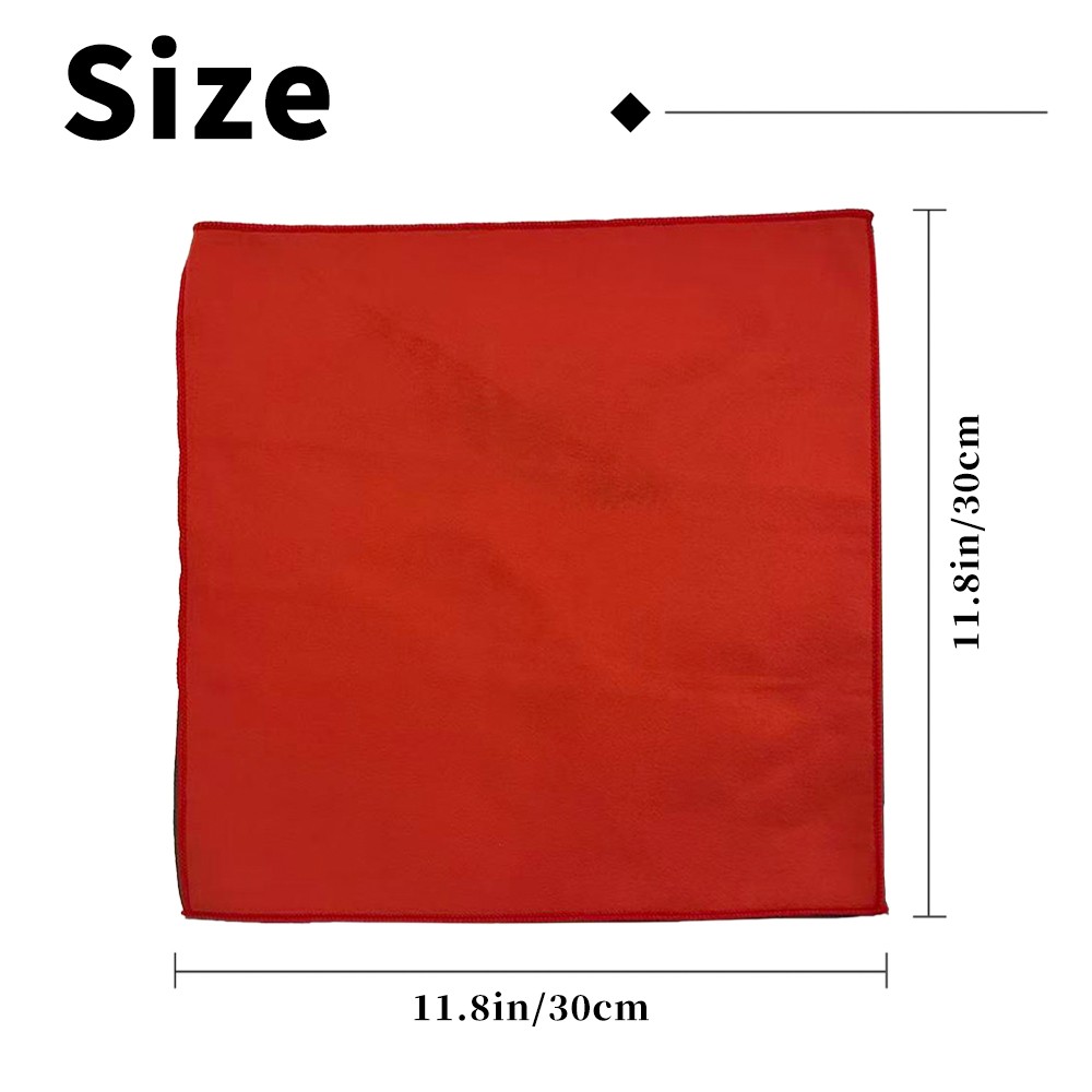 5PCs Microfiber Cleaning Cloth Towel Rag Car Polishing No Scratch Auto Detailing