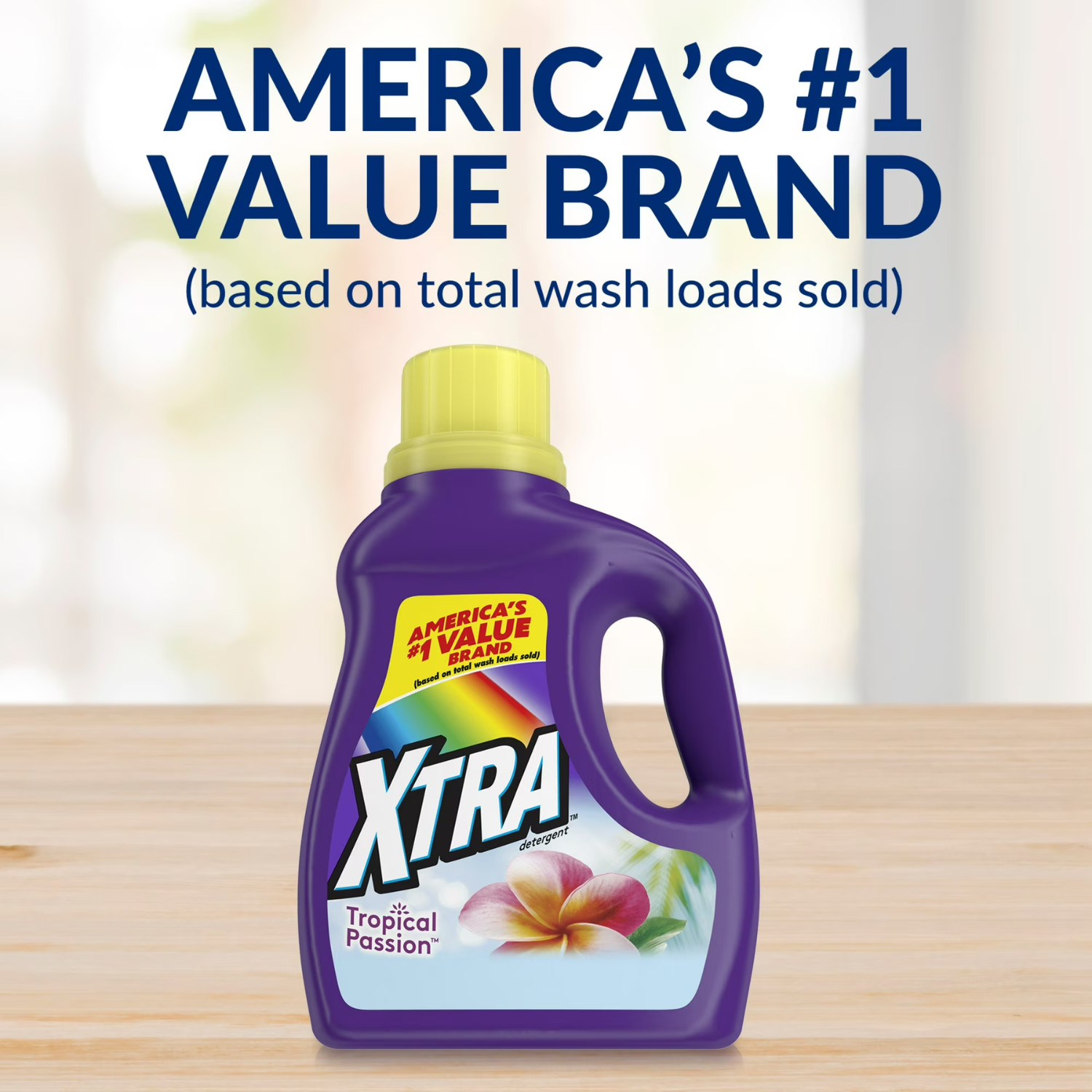 (2 pack) Xtra Tropical Passion Liquid Laundry Detergent 206.4 fl oz, 172 Loads