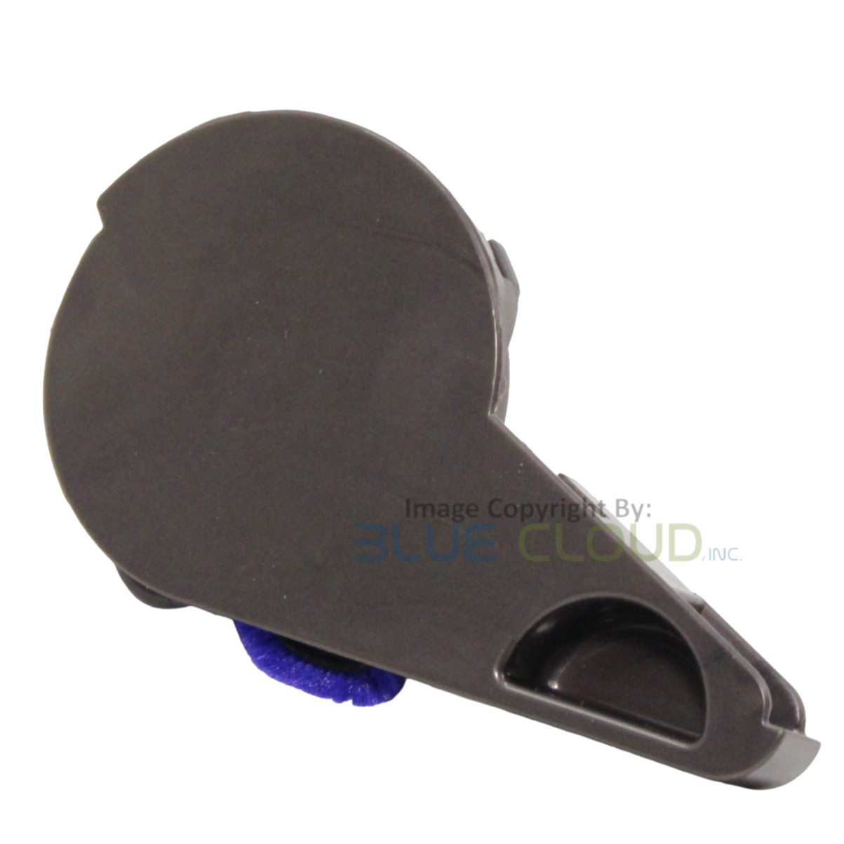 Fluffy Optic DRIVER’S LEFT SIDE END CAP w WHEEL for Dyson V15 V15s # 970445-01