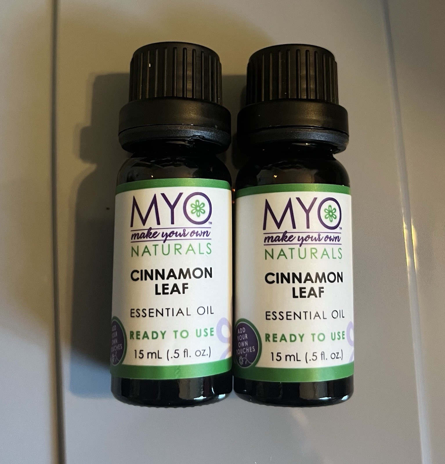Natural Essential Oils. Lot Of Two. Cinnamon Leaf .5fl Each