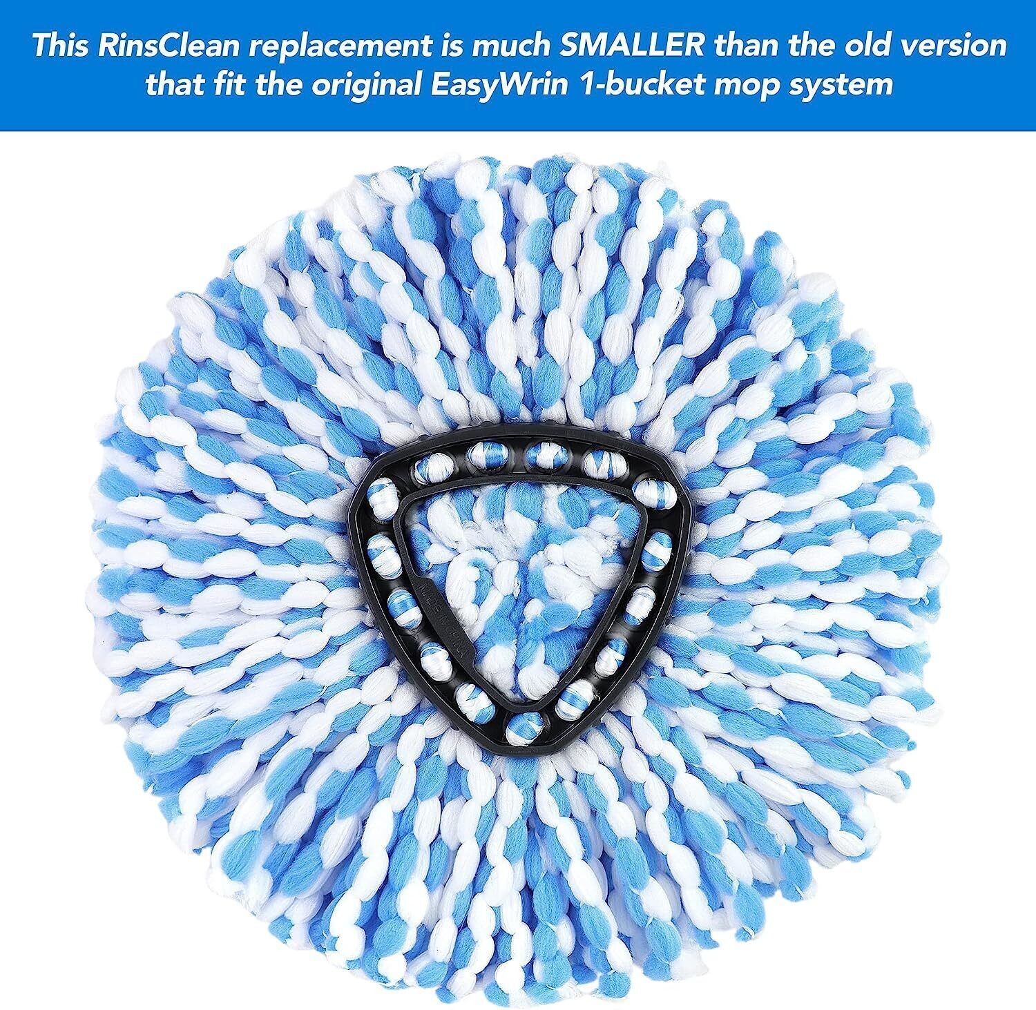 3x Replacement Microfiber Mop Head Wring Refill For O-Cedar RinseClean Spin Mop