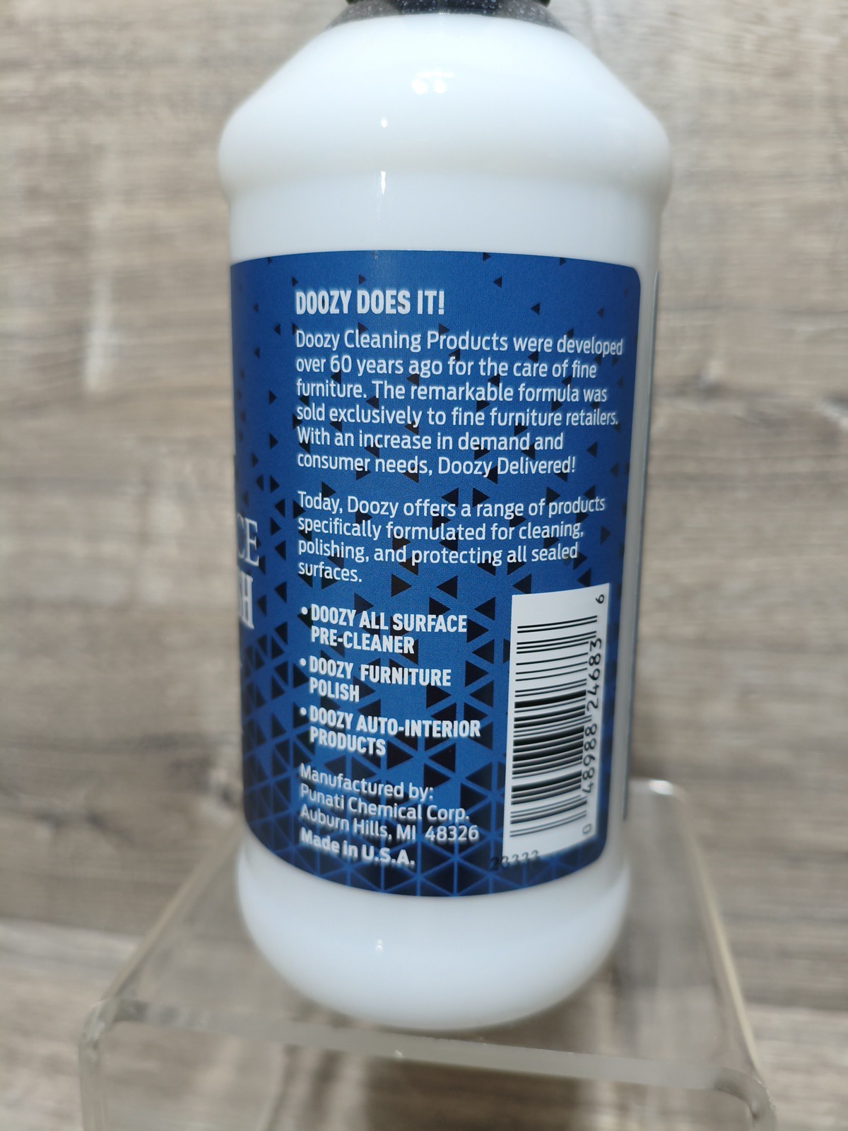 DOOZY 16 oz Multi-Surface Cleaner Polish for All Furniture Wood Glass Plastic