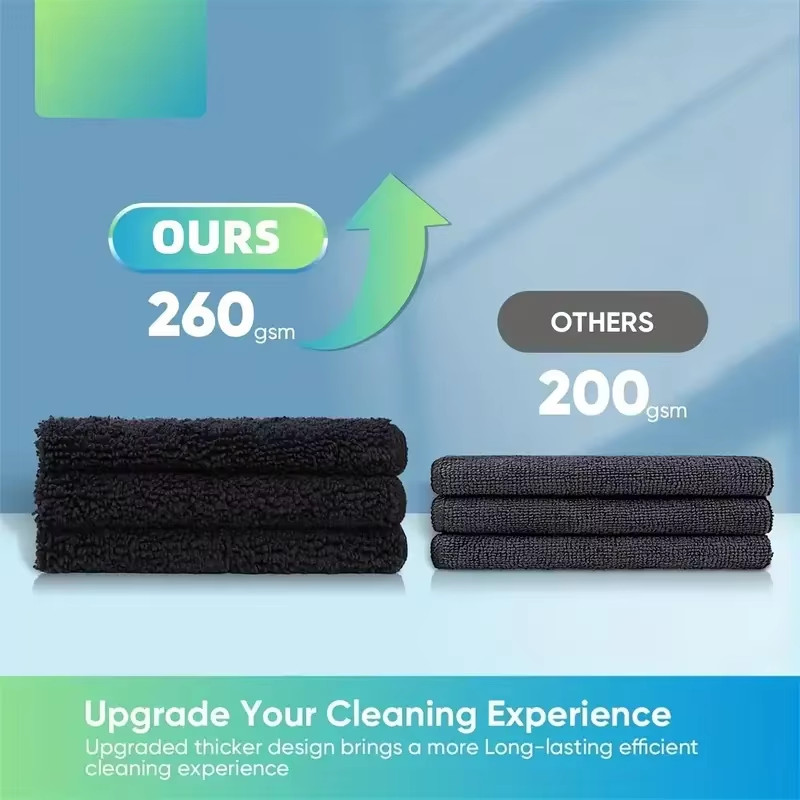5/10/20PCS Microfiber Cleaning Cloth Kitchen Bathroom Dish Towel Rag