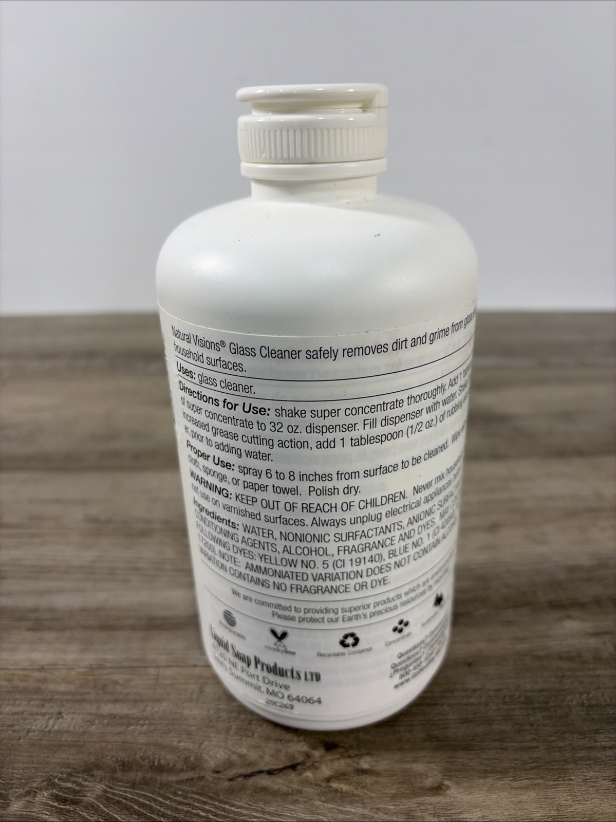 Natural Visions Kitchen & Bath Cleaner, Super Concentrate Lavender 1L -New
