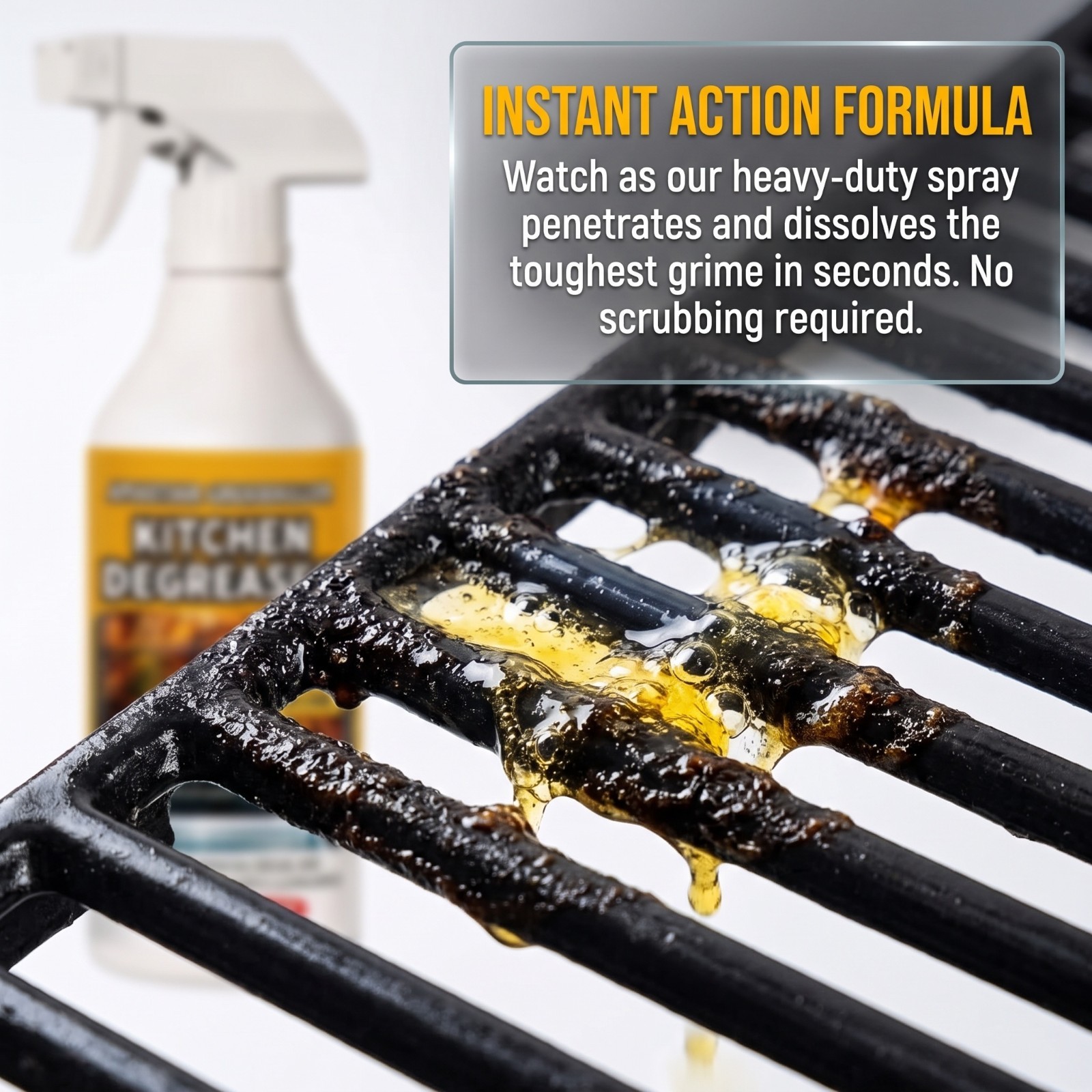 Apiastar Greasekiller Spray Heavy Duty Degreaser Multi-Use for Grills 300ml