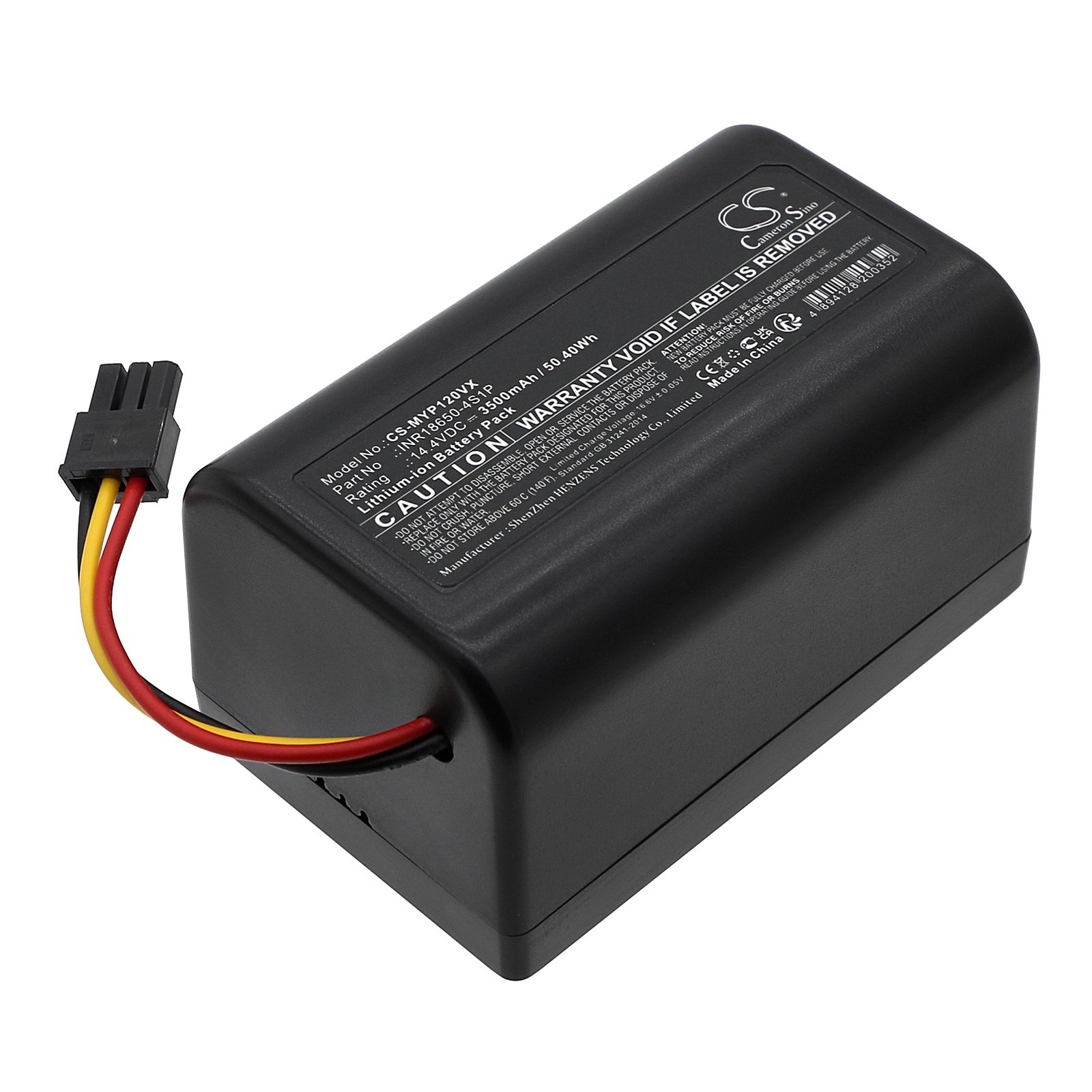 BATTERIE Li-Ion 14.4V 3500mAh Type INR18650-4S1P Pour Moneual P11