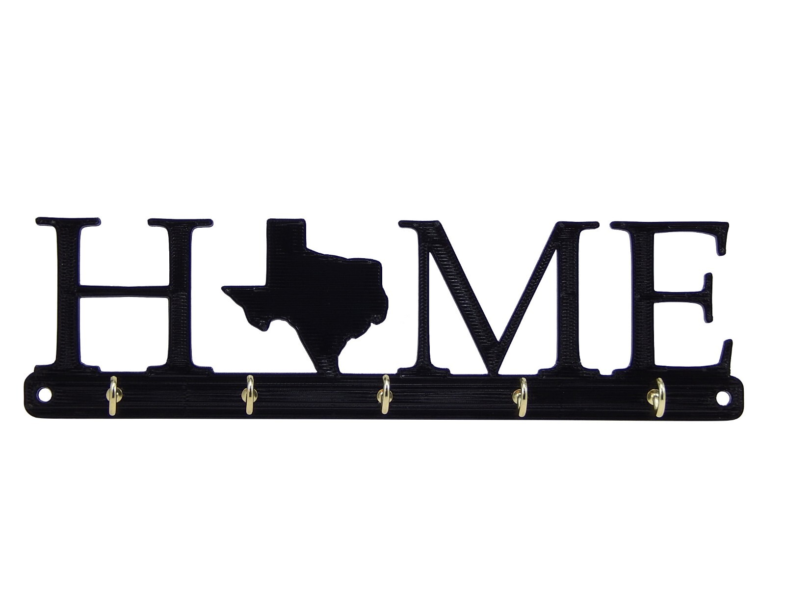 Texas Home Lone Star State Shape Key Holder Hanger Rack Housewarming Wall Gift
