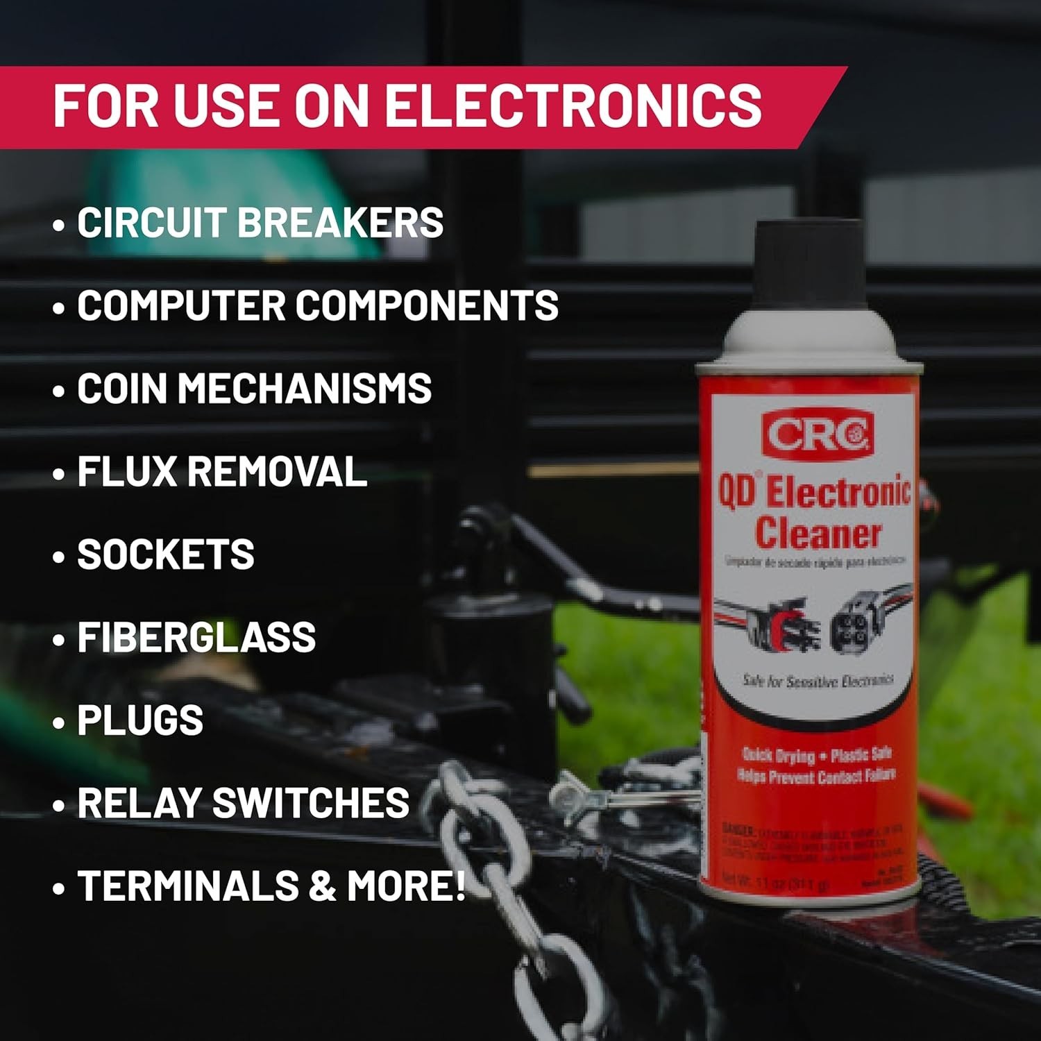 Electronic Cleaner Spray, Quick-Dry Aerosol for Sensitive Electronics, 11 oz