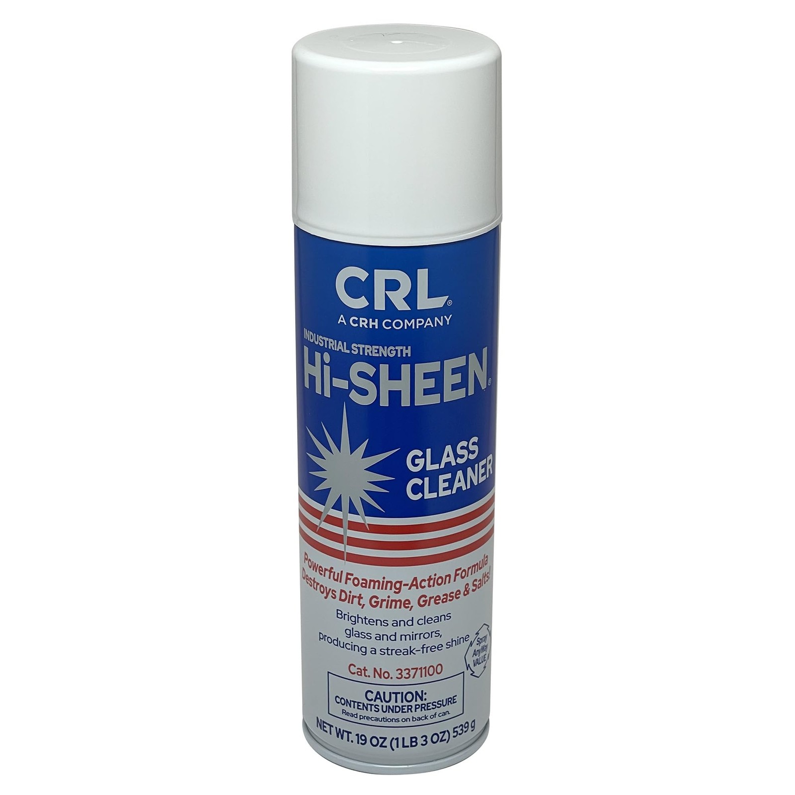CRL SOMACA Hi-SHEEN Glass Cleaner – 19 oz Can by 1 Count (Pack of 1), color
