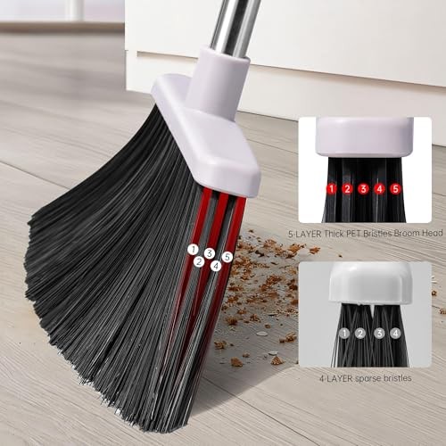 White & Gray Hand Broom with Dustpan Combo Set – Hand Broom & Dustpan Set