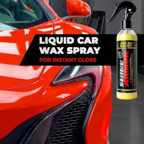 Car Spray Wax for Car Detailing – Quick and Easy Carnauba Liquid Car Wax Spra…