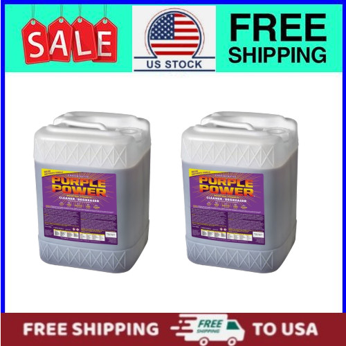 (2 pack) Purple Power Industrial Degreaser Cleaner 5 Gallons