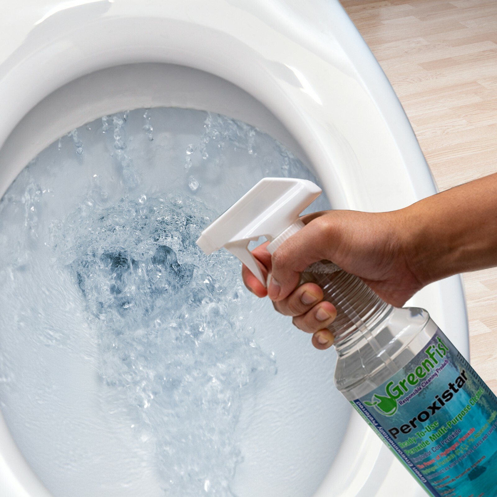 Hydrogen Peroxide All Purpose( Toilet, Carpet,Glass,Stain) Cleaner 32 oz (2x)