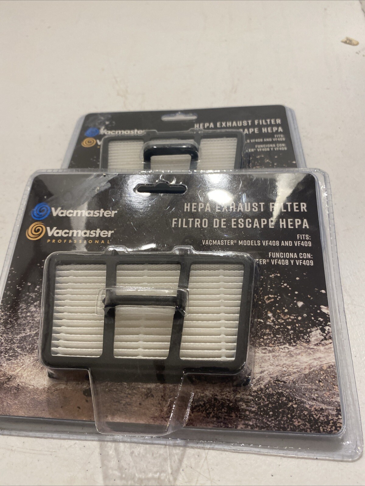 NEW – sealed Vacmaster HEPA Exhaust Filter, VFHF, VF408 & VF409 Lot Of 2 CL