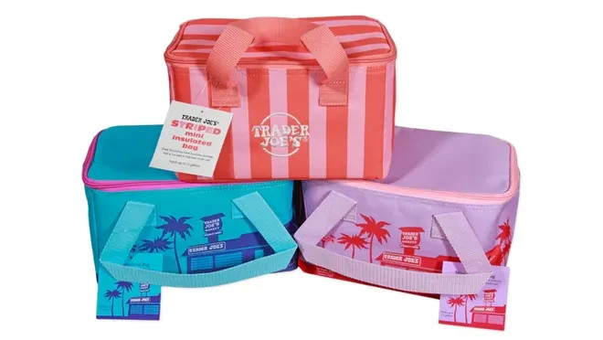 Trader Joe’s Mini Insulated Tote Bag Summer Fun Collection NEW 2026 Choose Color