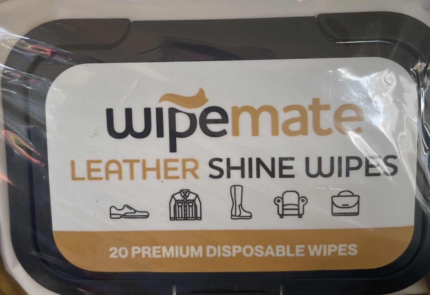 Leather Shine Cleaning Wipes, Disposable Conditioner Wipes , 2 Pack 20 Wipes Pac