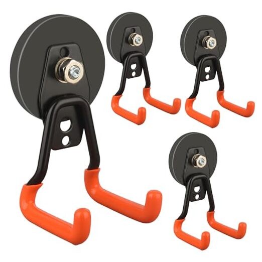 New Upgraded Heavy Duty Magnetic V1 Pro 2.59INCH 4PACK Orange Medium Hooks