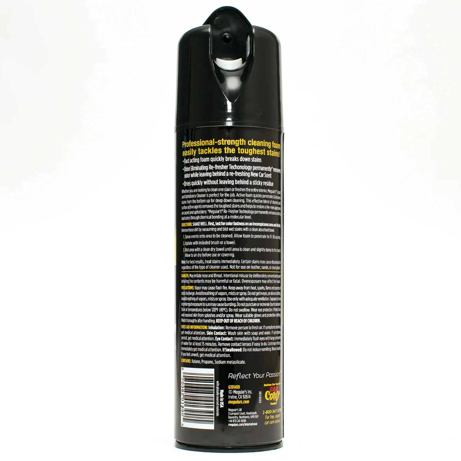 Meguiar’s Carpet & Upholstery Cleaner – Car Upholstery Cleaner & Fabric Cleaner