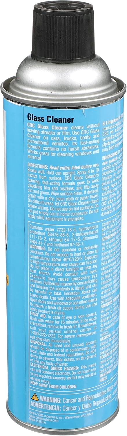 05401 – Glass and Dash Professional Grade Foaming Ammonia Power Cleaner (12