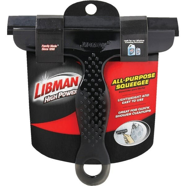 (6)- Libman High Power 6.5 In. Rubber Squeegee easy to use Model: 182