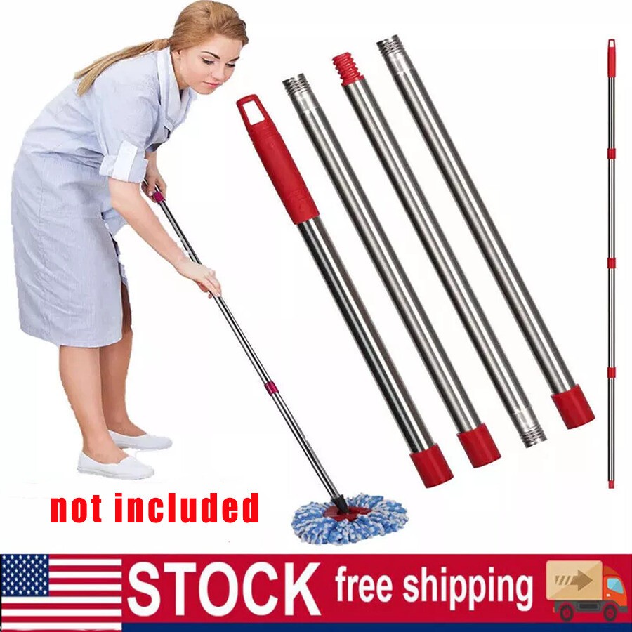 Spin Mop Pole Handle Replacement 4-Section For O-Cedar EasyWring