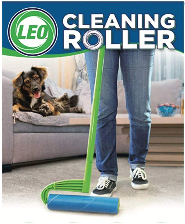 Leo Cleaning Big Lint Roller 3 / 6 Roll of Refill Pet Hair Removal Floor Roller