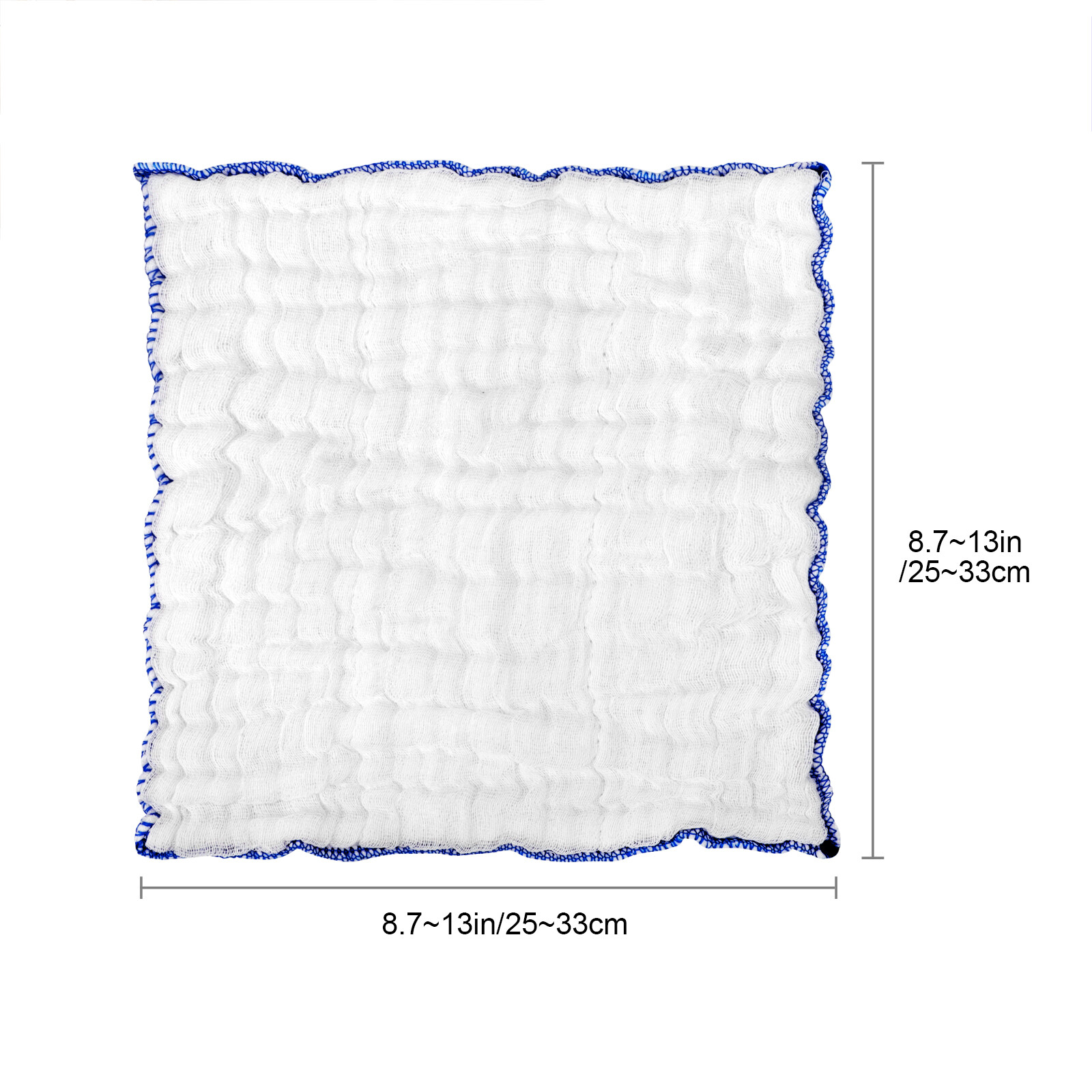 8x Ultra-Soft Super Absorbent Kitchen Cleaning Cloths 8x8in Reusable Dish Towels