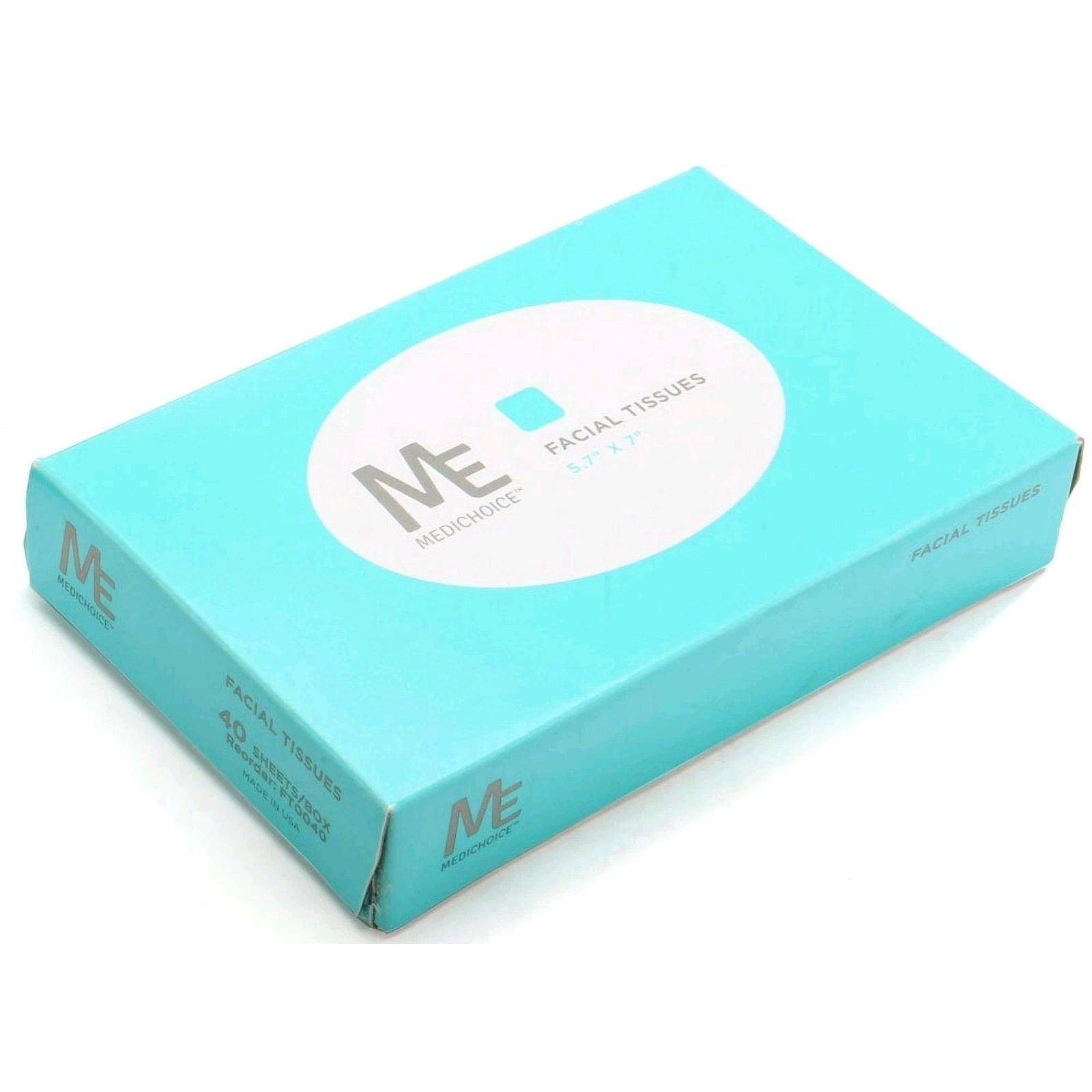 20x Mini Boxes Facial Tissues MediChoice Standard Bedside Soft 2 Ply – 800pcs