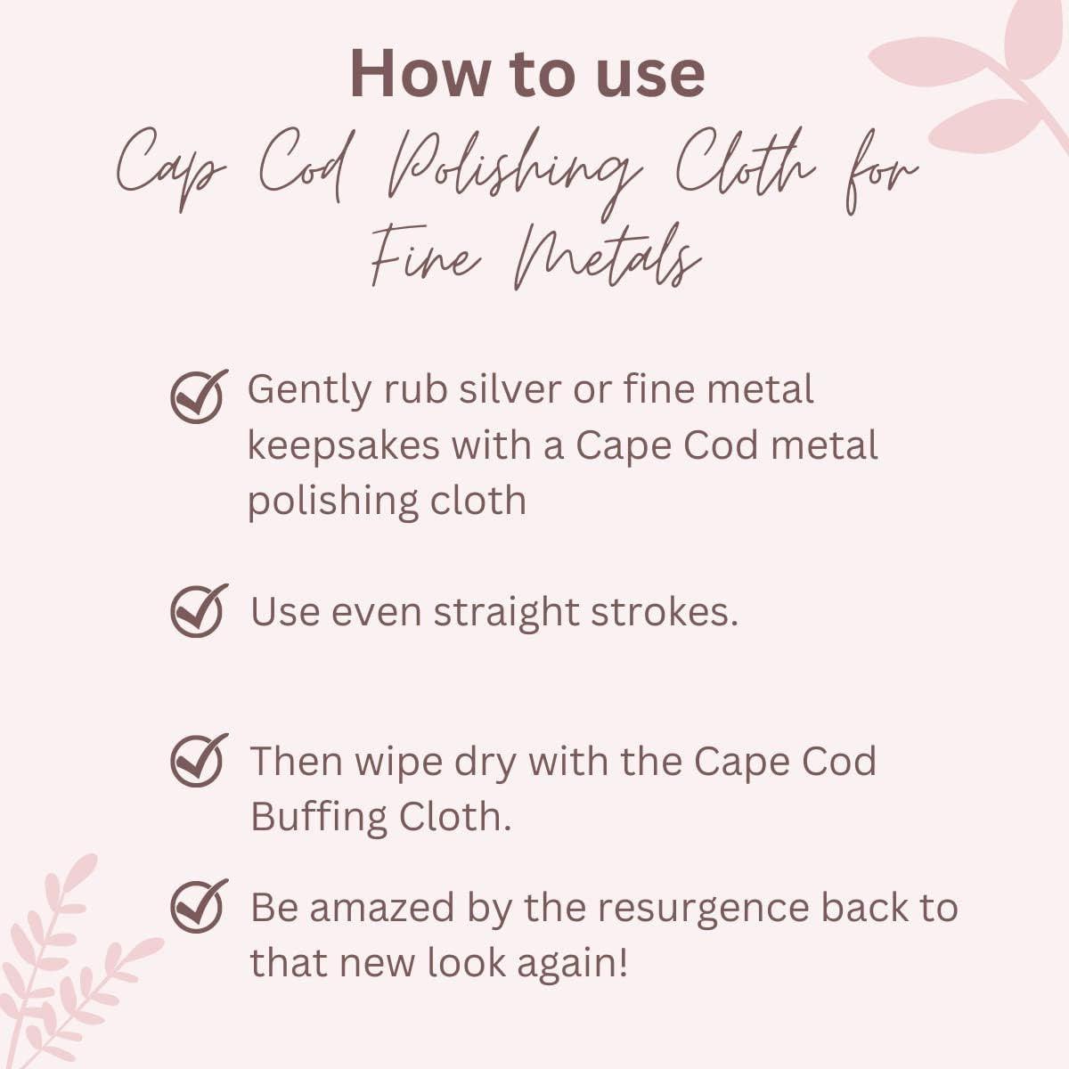 Polishing Metal Tin Bundle for Fine Metals | (12) 4X6 Polishing Cloths | (1) 12X