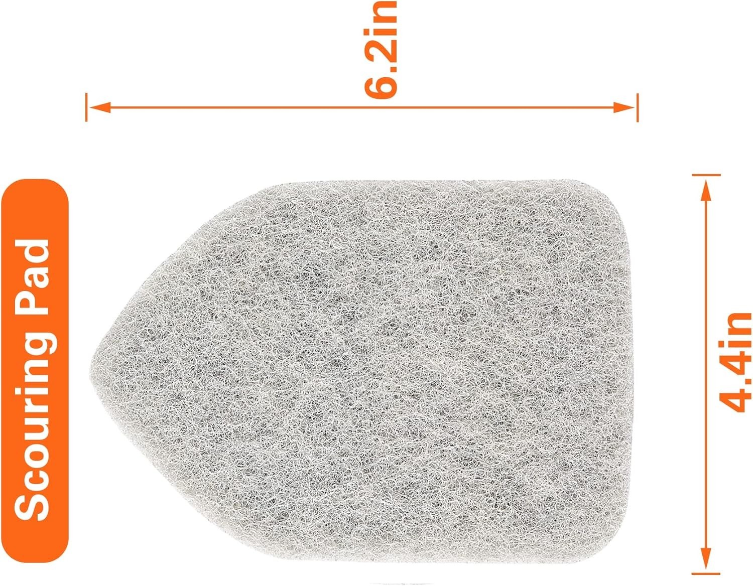 3-Piece Durable Scouring Pads for Ultimate Multi-Surface Cleaning | 6.2″ x 4.4″