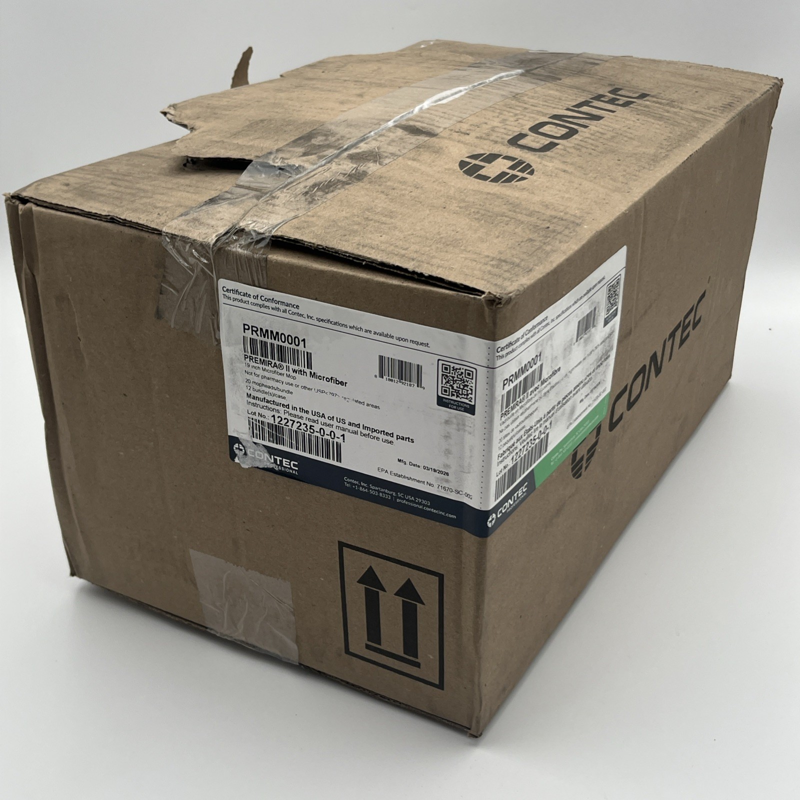 NEW!! PREMIRA Ii Disposable Microfiber Floor Pad – PRMM0001 – 240 per Case